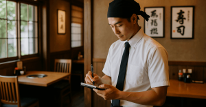 日本でのウェイター・ウェイトレスの仕事ガイド